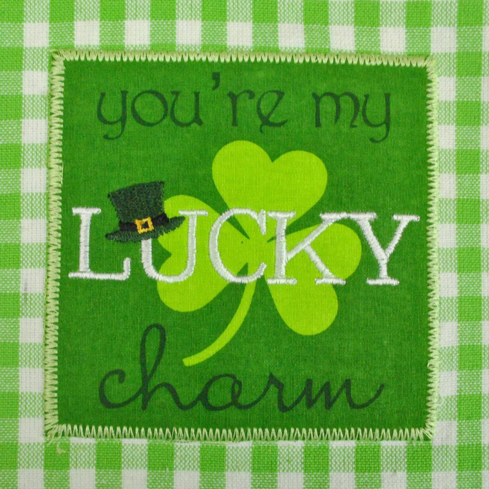 DII® St Patty's Day Embroidered Dishtowels, 3ct.